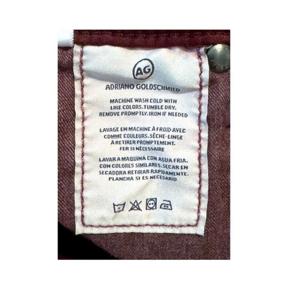 AG Adriano Goldschmied Women Size 23 Farrah Skinny Velvet Gooseberry Pant NWT - Picture 7 of 10